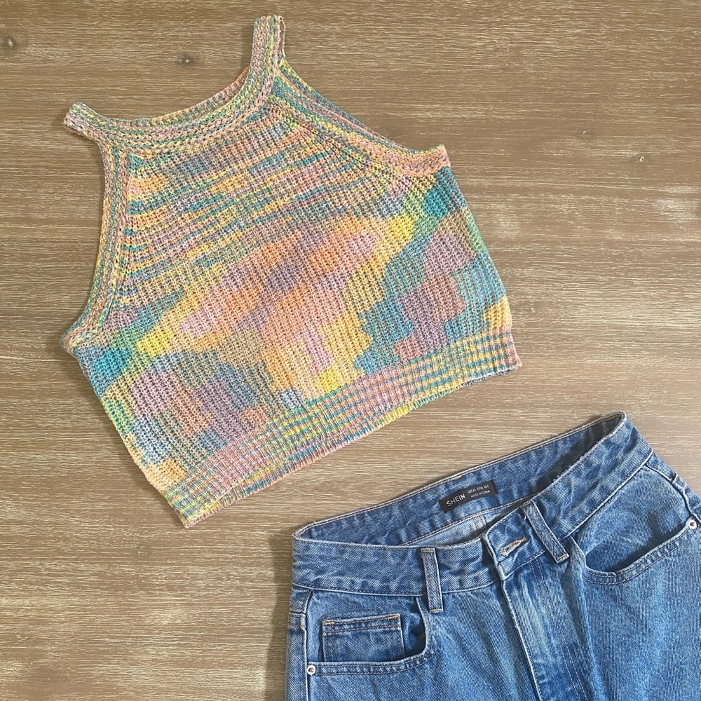Multi Color Knitted Top